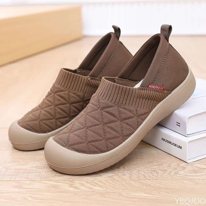 Spring and Autumn Fashion New Lightweight and Comfortable Women's Single Shoes with Soft Surface One Step Stepping Women's Shoes