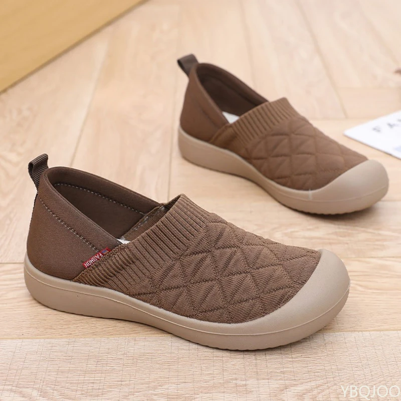 Spring and Autumn Fashion New Lightweight and Comfortable Women's Single Shoes with Soft Surface One Step Stepping Women's Shoes