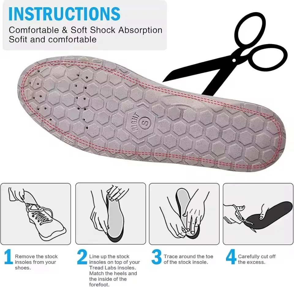 Magnetic Sports Shoe Insoles Orthopedic Shoes Inserts EVA Foot Massage Comfortable Arch Support Insoles for Men Women Fitness