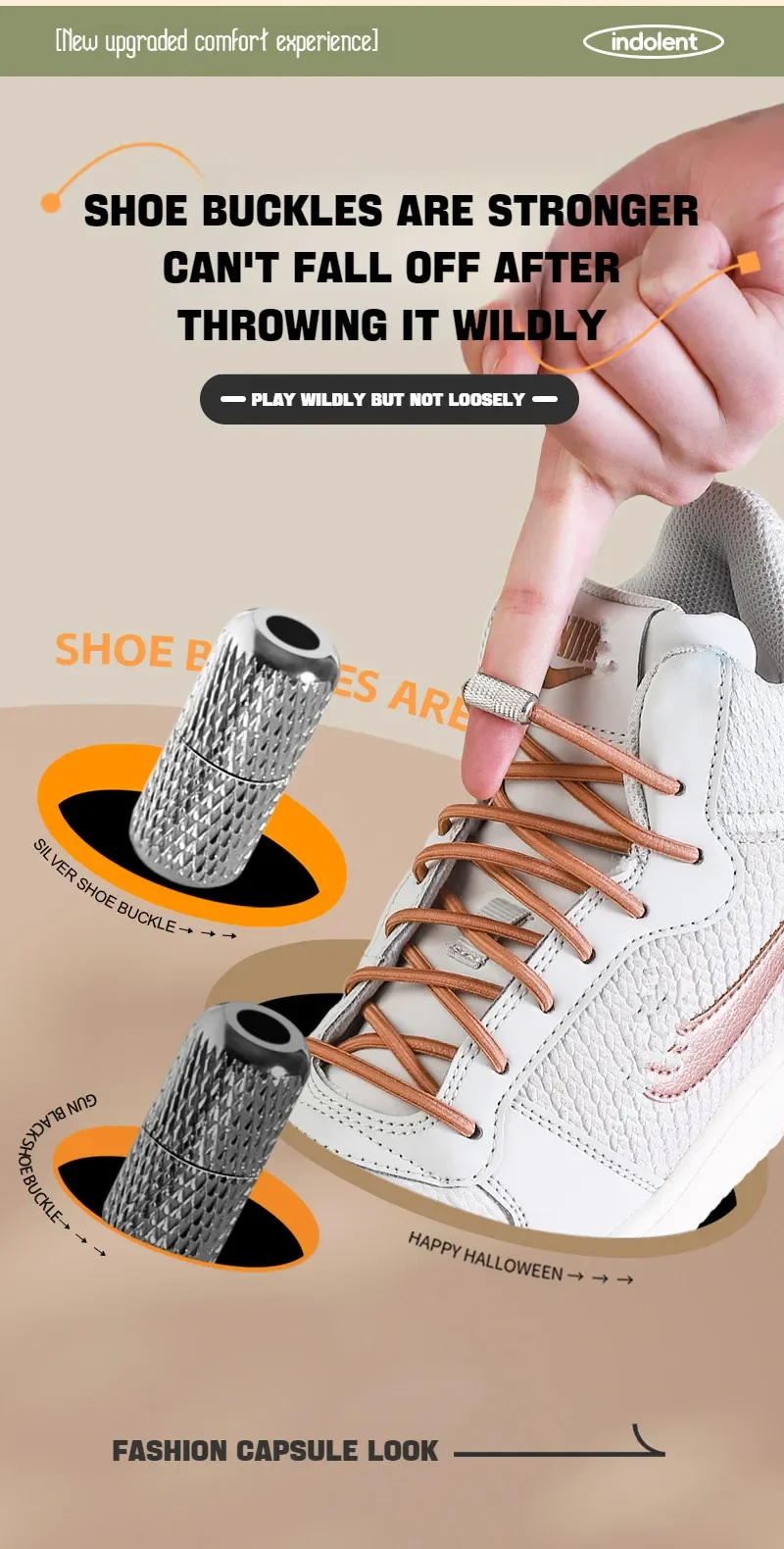 Round Elastic Shoelaces Sneakers Tennis Shoe Laces Without Ties for Kids Adult No Tie Shoelace Rubber Bands Shoes Accessories