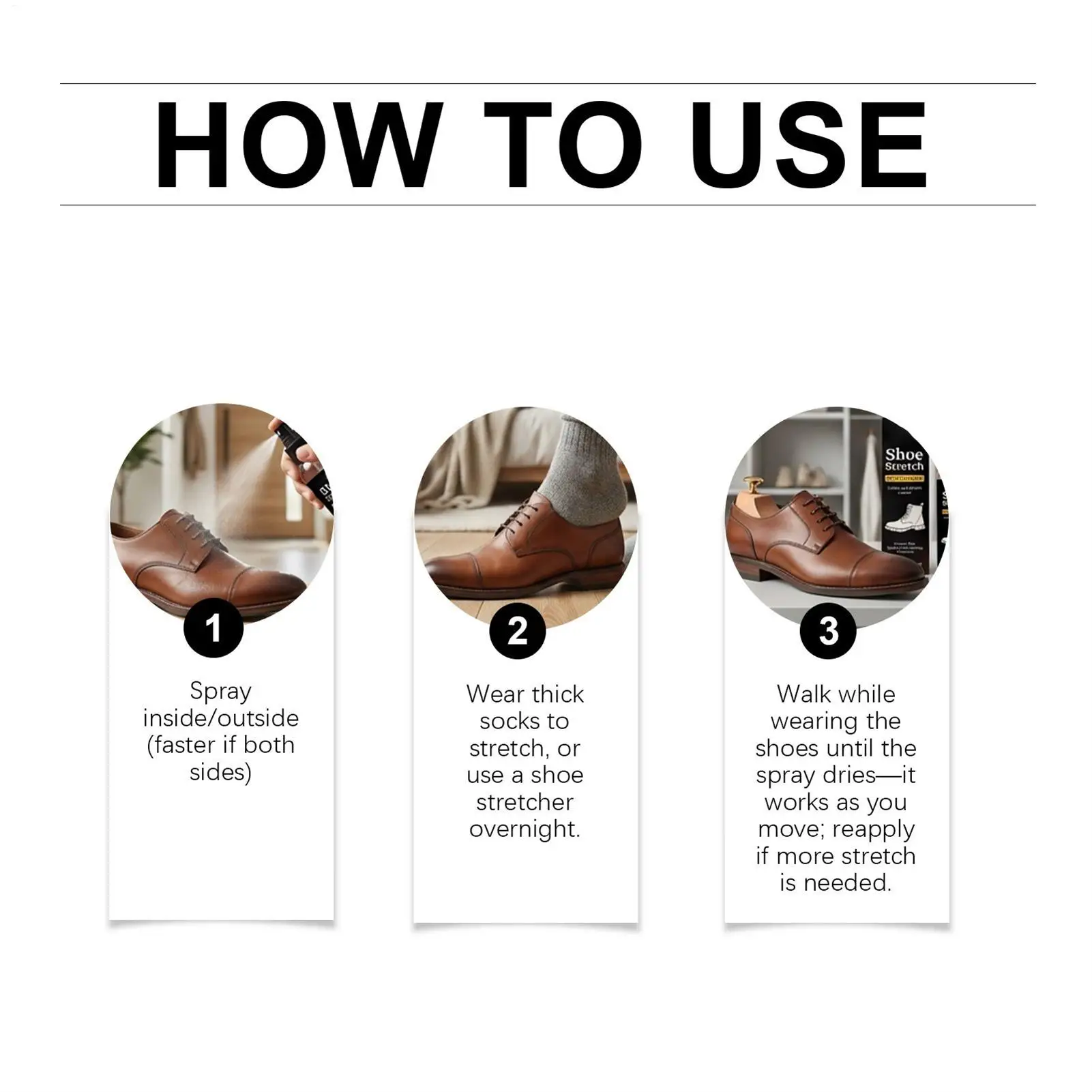 120ml Shoe Stretcher Spray Softening Stretching Liquid Professional Boot Stretcher Spray for Leather Suede Canvas Softeners
