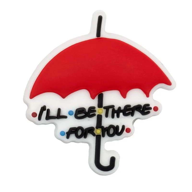 13-100pcs Old Friends Shoe Charms Accessories Cartoon Clog Sandal Shoes Buckle Decorations Children Party Gifts