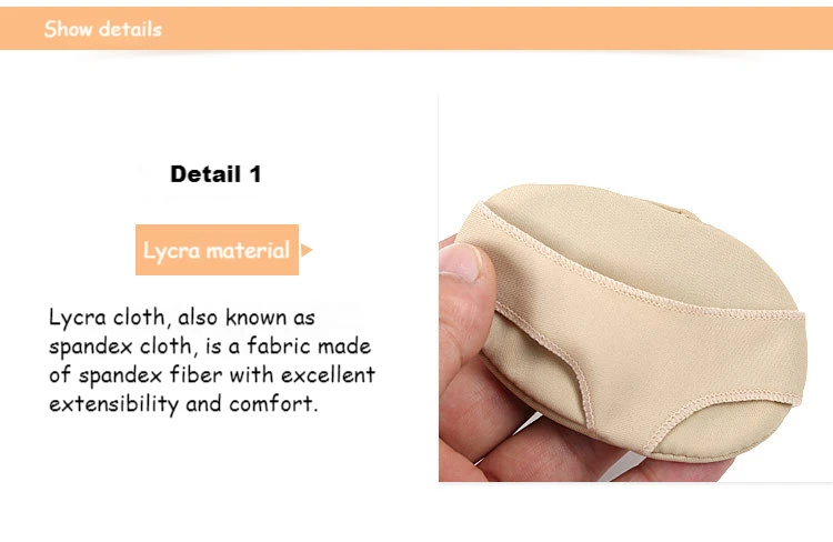 Forefoot Gel Pads Silicone Insoles for Shoes Metatarsal Pad Foot Breathable Shock Absorption Women Feet Pain Relief Shoe Cushion