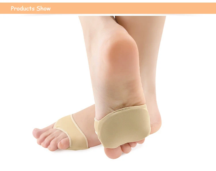 Forefoot Gel Pads Silicone Insoles for Shoes Metatarsal Pad Foot Breathable Shock Absorption Women Feet Pain Relief Shoe Cushion