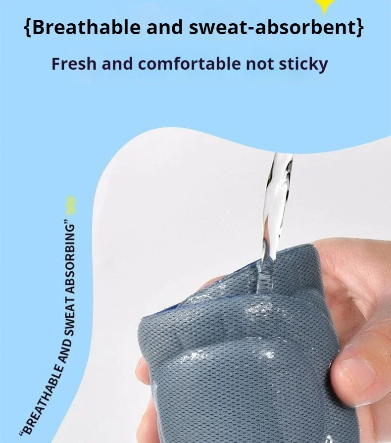 Soft Sports Insoles Unisex Foot Massage Insoles Mugwort Deodorizing Shoe Pads 2Pcs/6Pcs