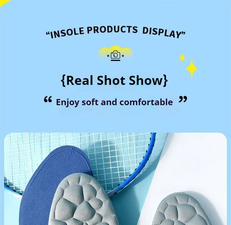 Soft Sports Insoles Unisex Foot Massage Insoles Mugwort Deodorizing Shoe Pads 2Pcs/6Pcs
