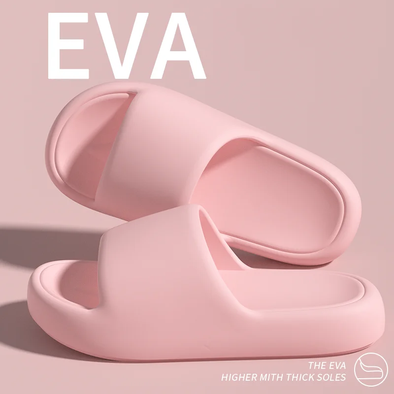 Soft Sole Eva Cloud Slippers Women Candy Colors Platform Home Slides Woman 2026 Summer Non Slip Beach Flip Flops Female Sandals