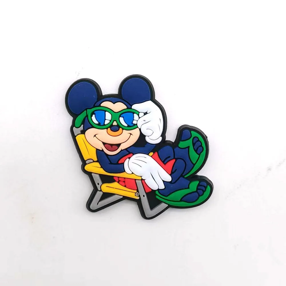 1/20Pcs Mickey Minnie Donald Duck High Quality Shoe Charms For Slides Sandals DIY Custom Accessories PVC Clog Decor Party Gift
