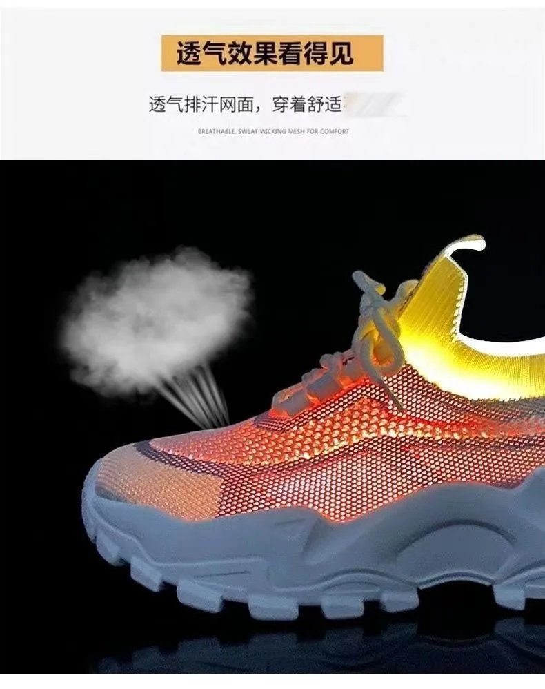 New Women's Casual Shoes Ultra Light Summer Breathable Fly Woven Mesh Shoes for Girls and Students Outdoor Running Sports Shoes