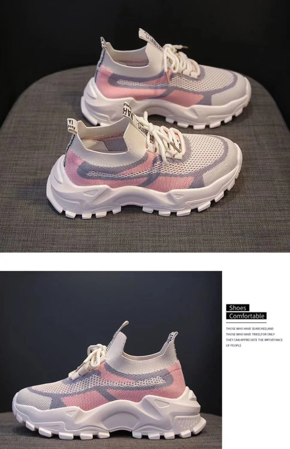 New Women's Casual Shoes Ultra Light Summer Breathable Fly Woven Mesh Shoes for Girls and Students Outdoor Running Sports Shoes