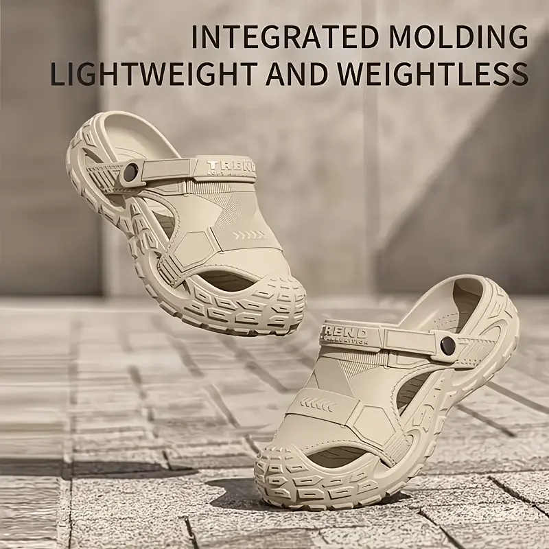 Women's EVA Closed Toe Clogs Non Slip Lightweight Garden Shoes Thick Sole Sandals Outdoor Beach Pool Work Slippers