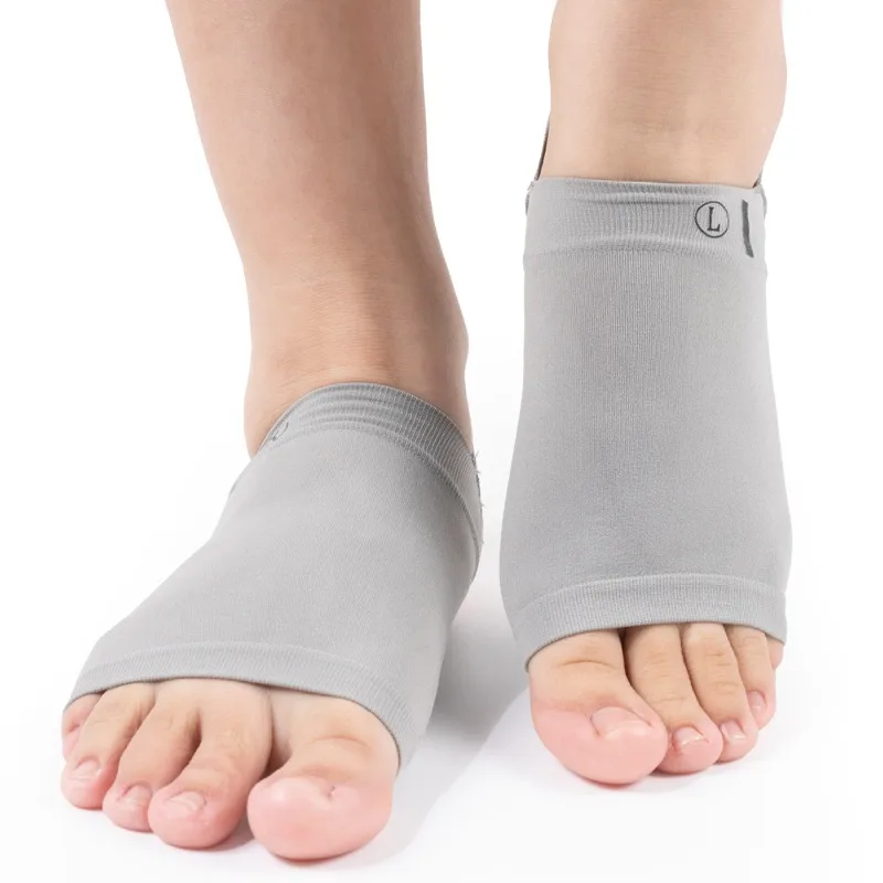 1 Pair Elastic Arch Support Bandage Socks, Flat Feet Compression Arch Sleeves, Orthopedic Foot Support for Men & Women