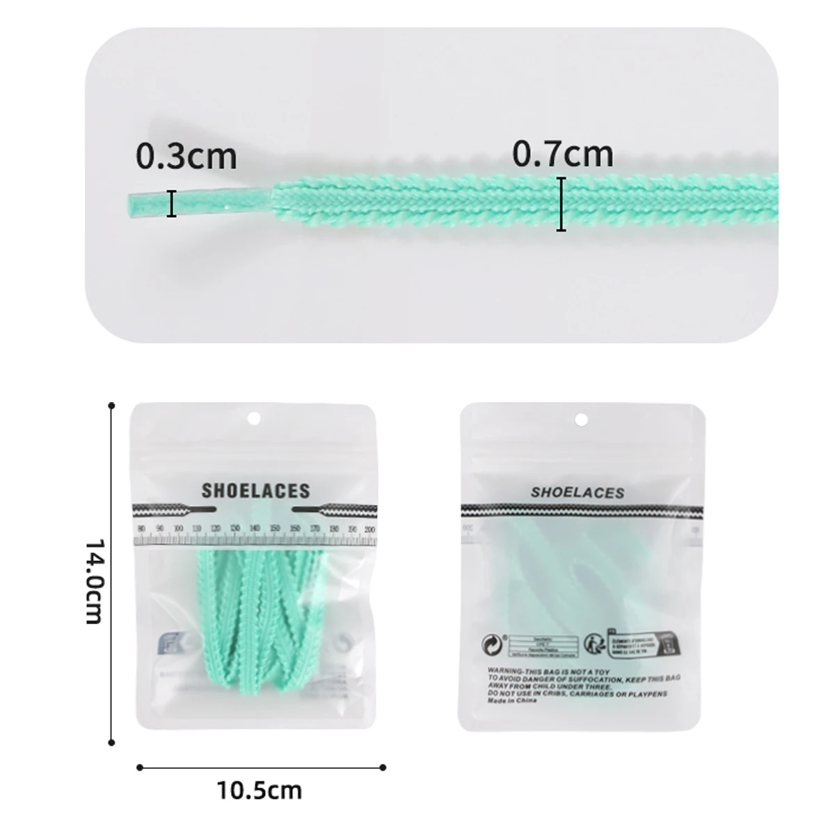 1 Pair 0.7mm Flat Braided Shoelaces, Solid Color Wheat Ears & Gear Design Shoe Laces for Casual Shoes and Sports Sneakers