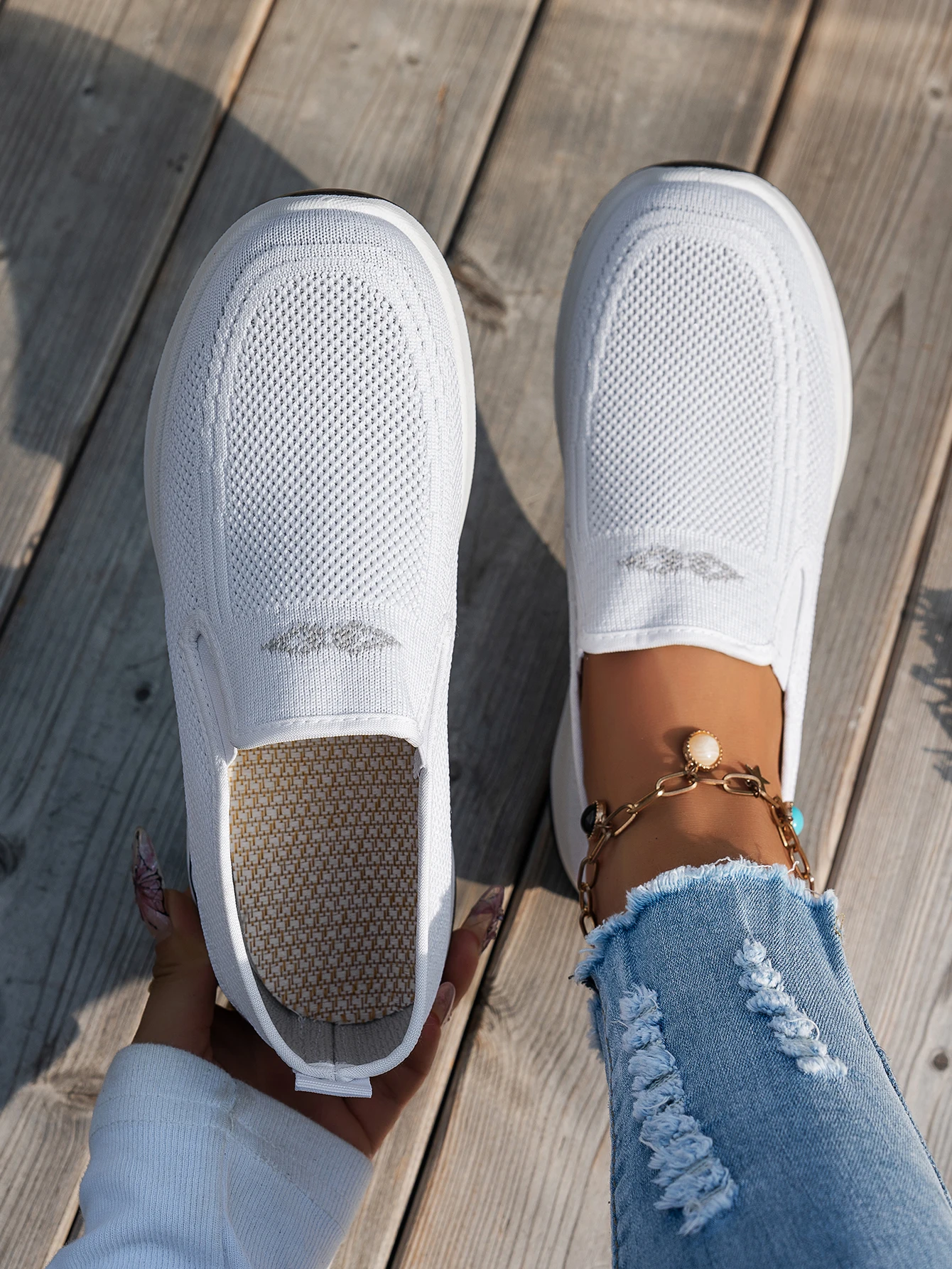 Women's 2026 Spring Autumn Fashionable Single‑Color Work Shoes Convenient Comfortable Casual Daily Footwear Free Shipping