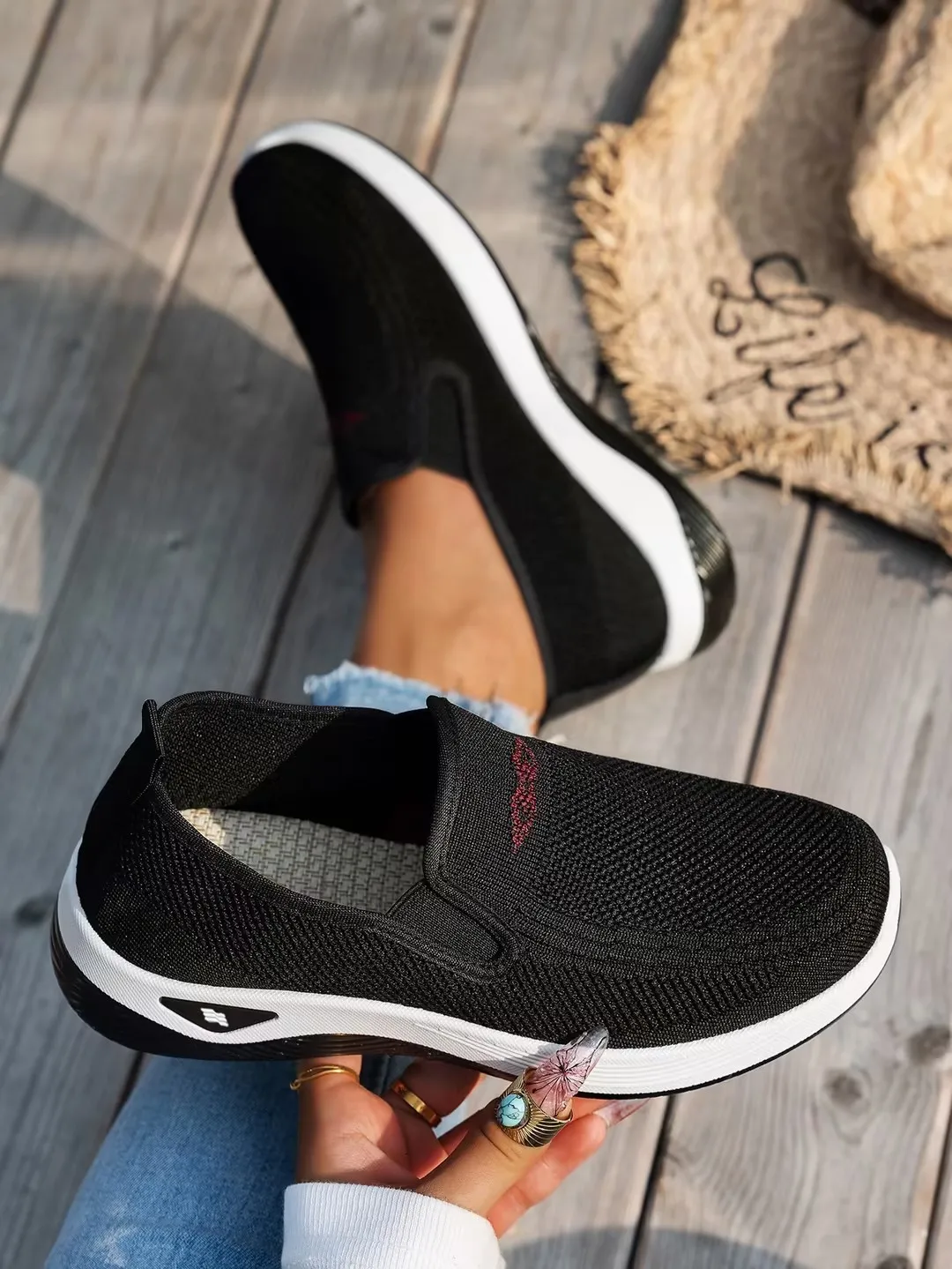 Women's 2026 Spring Autumn Fashionable Single‑Color Work Shoes Convenient Comfortable Casual Daily Footwear Free Shipping