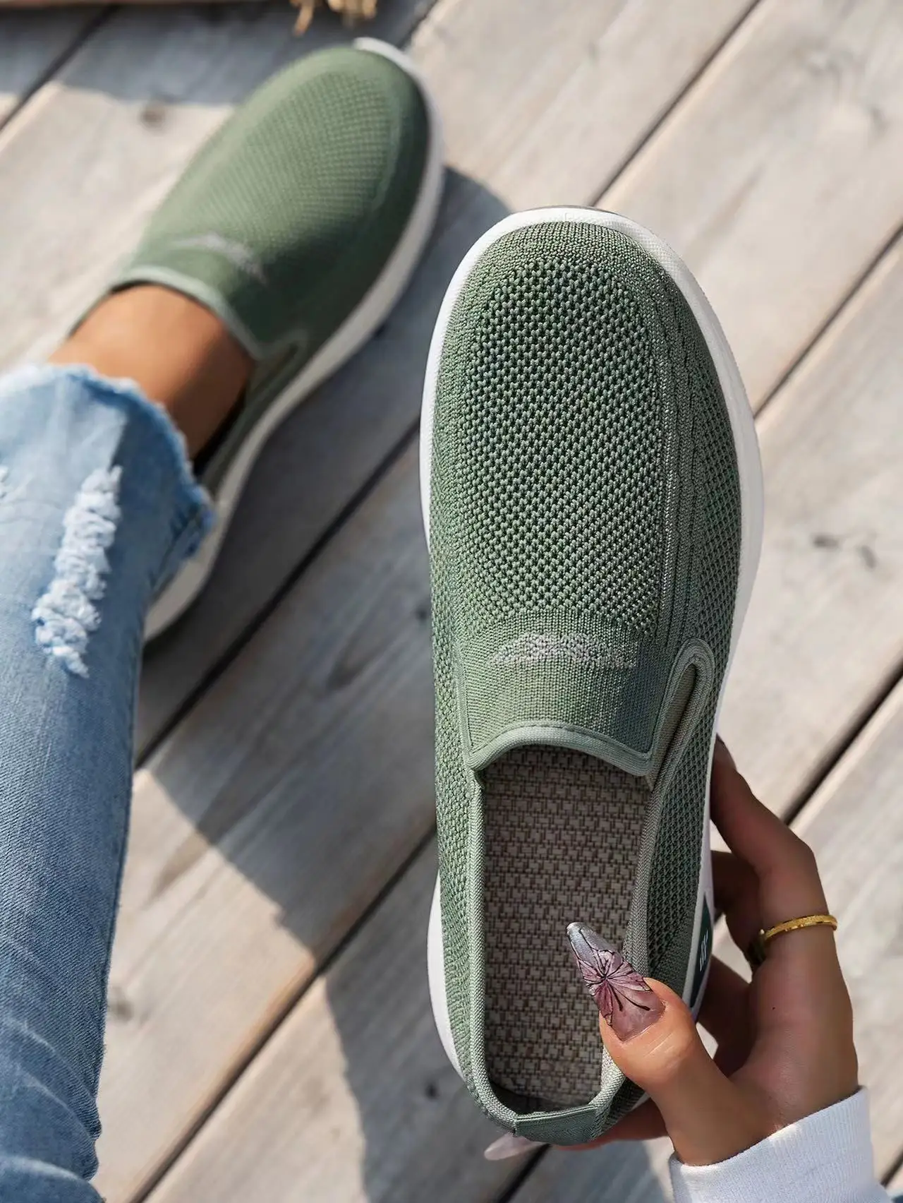Women's 2026 Spring Autumn Fashionable Single‑Color Work Shoes Convenient Comfortable Casual Daily Footwear Free Shipping