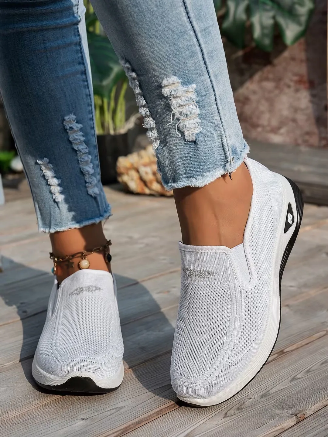 Women's 2026 Spring Autumn Fashionable Single‑Color Work Shoes Convenient Comfortable Casual Daily Footwear Free Shipping