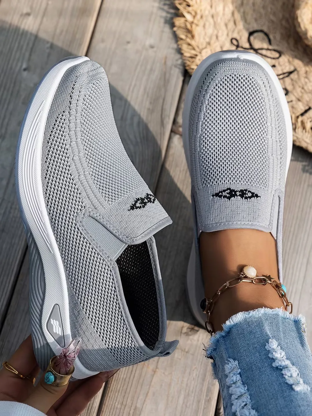 Women's 2026 Spring Autumn Fashionable Single‑Color Work Shoes Convenient Comfortable Casual Daily Footwear Free Shipping