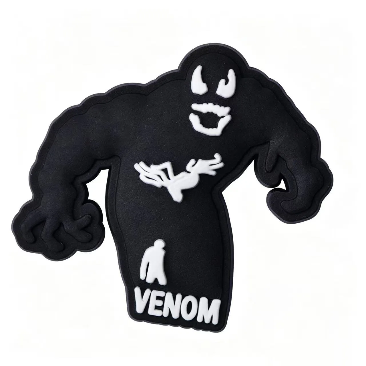 14pcs Mesuca Venom Movie PVC Shoe Charms Cartoon DIY Accessories Sandals Garden Shoes Buckle Decoration for Party Gifts