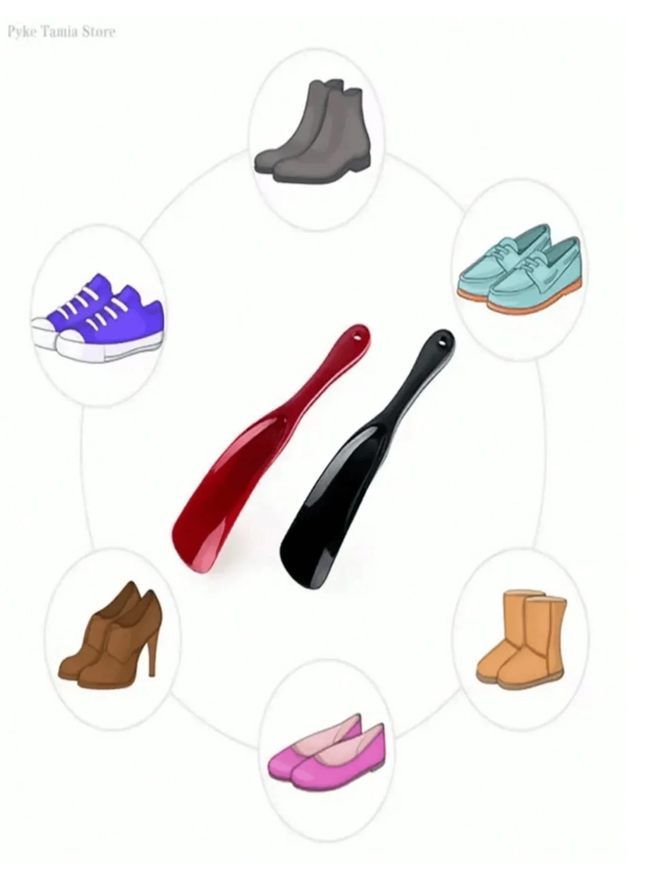 2 portable shoe pullers, hands-free design Suitable for family, traveling, frequent back pain, elderly, pregnant women daily use