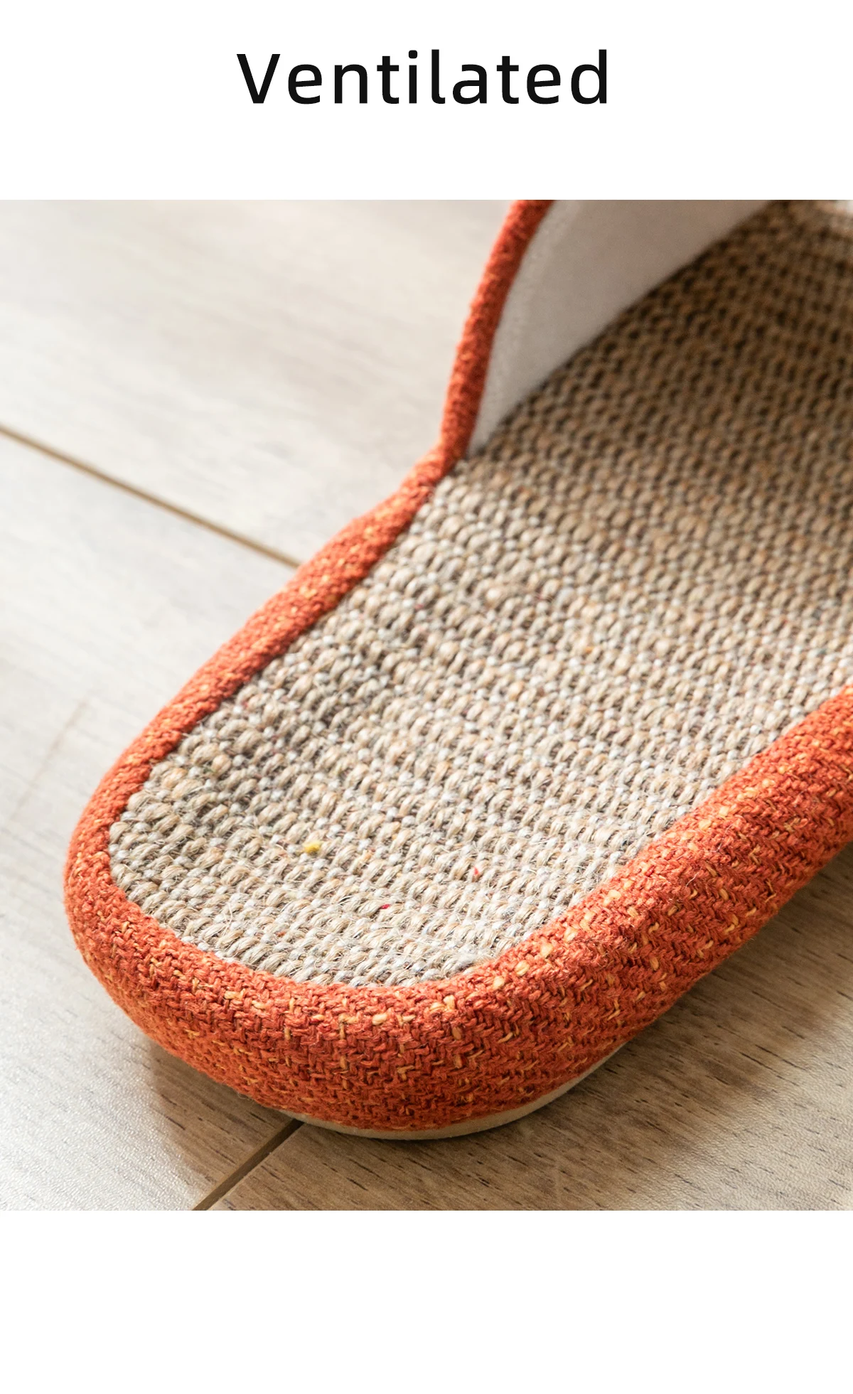 TZLDN Summer Women Home Slippers Linen Summer Lightweight Flat Sandals Breathable Comfortable Non-Slip Slides Indoor Men Slipper