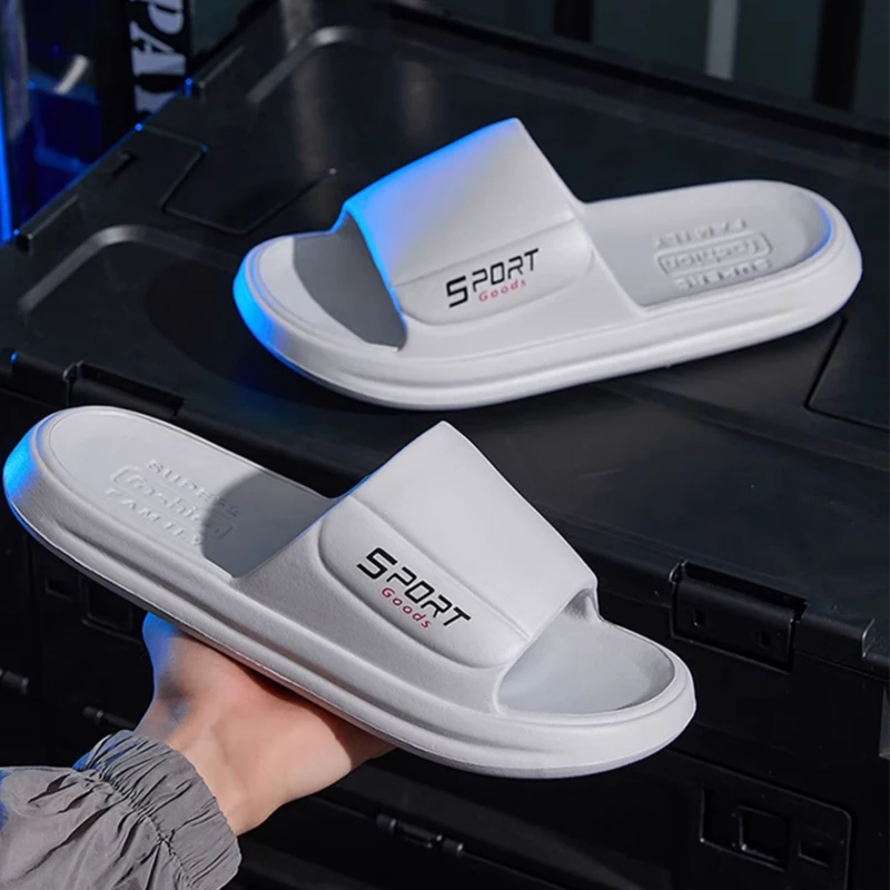 Big Size Summer Slippers Men Women EVA Soft Bottom Indoor Home Slides Sandals Light Beach Shoes Male Slippers Flip Flops