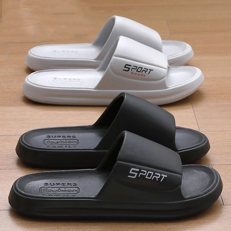 Big Size Summer Slippers Men Women EVA Soft Bottom Indoor Home Slides Sandals Light Beach Shoes Male Slippers Flip Flops