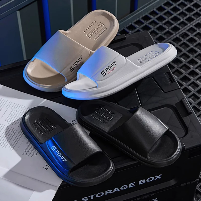 Big Size Summer Slippers Men Women EVA Soft Bottom Indoor Home Slides Sandals Light Beach Shoes Male Slippers Flip Flops