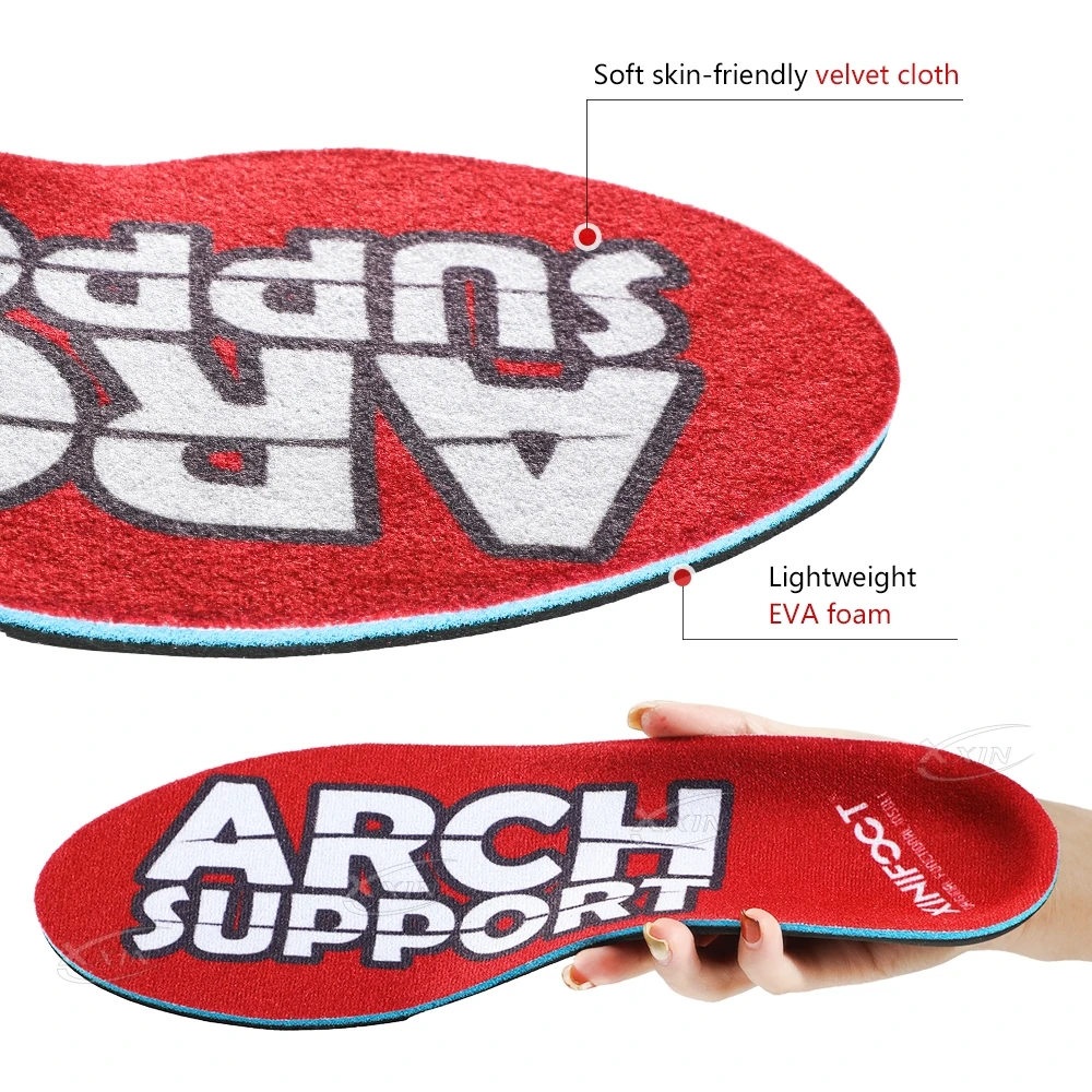 【Xxin】Arch Support Insoles Flat Foot Shoe Insoles Orthopedic Shoe Pad Women Men Sport Insole Size35-46