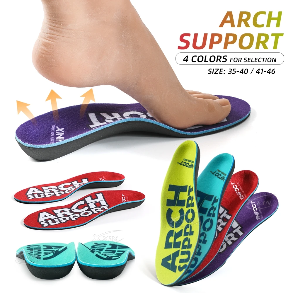【Xxin】Arch Support Insoles Flat Foot Shoe Insoles Orthopedic Shoe Pad Women Men Sport Insole Size35-46