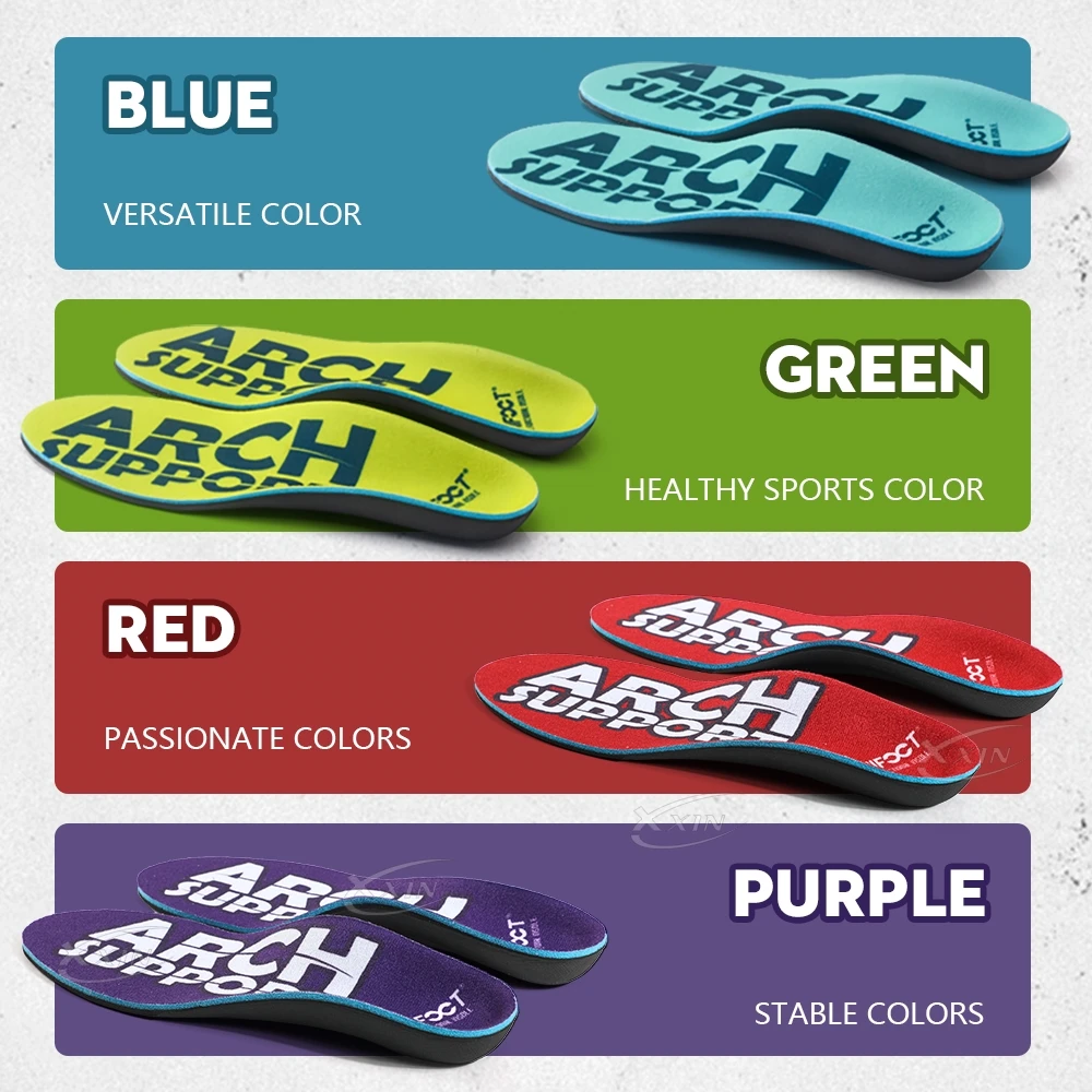 【Xxin】Arch Support Insoles Flat Foot Shoe Insoles Orthopedic Shoe Pad Women Men Sport Insole Size35-46