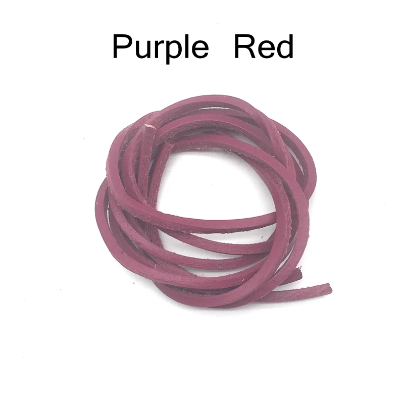 1Pair Cowhide Leather Shoelaces Boots Shoelace 60/80/100/120/140/160cm Loafers Boats Laces Shoe accessories
