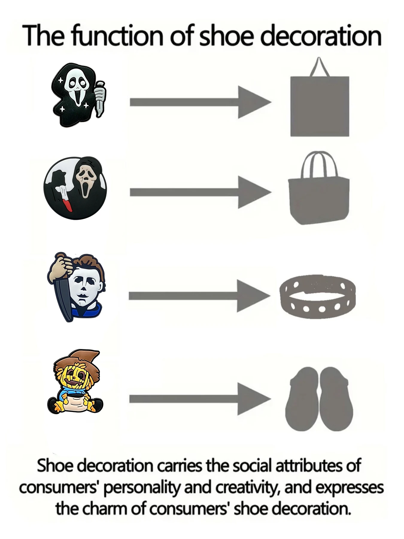 23Pcs Cartoon Shoe Charms Clog Sandal Accessories DIY Shoe Decoration Wristband Men Women Party X-mas Gifts