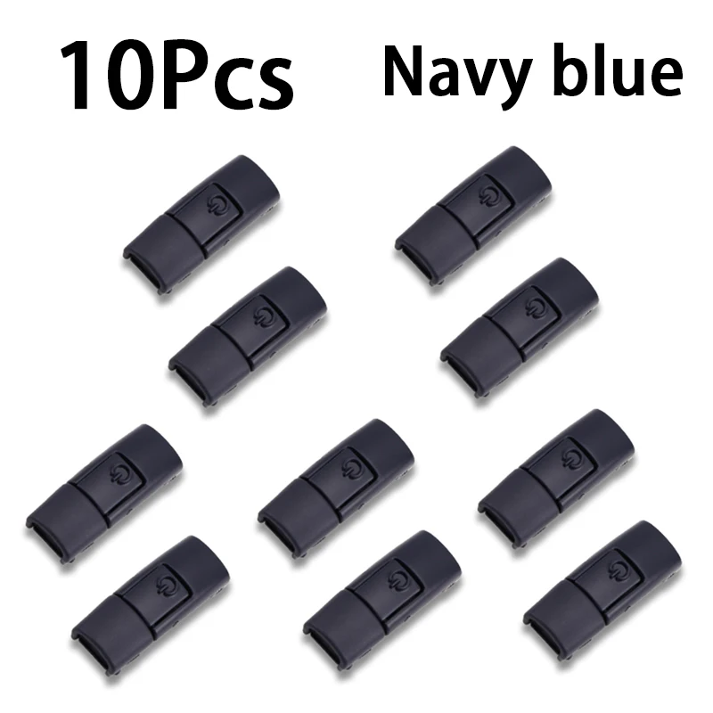 10Pcs Colorful Metal Shoelace Clip Press Buckle Shoelaces Press Lock Shoes Accessories AF1 Sneakers Kits Metal Laces Buckle