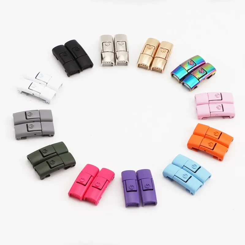 10Pcs Colorful Metal Shoelace Clip Press Buckle Shoelaces Press Lock Shoes Accessories AF1 Sneakers Kits Metal Laces Buckle