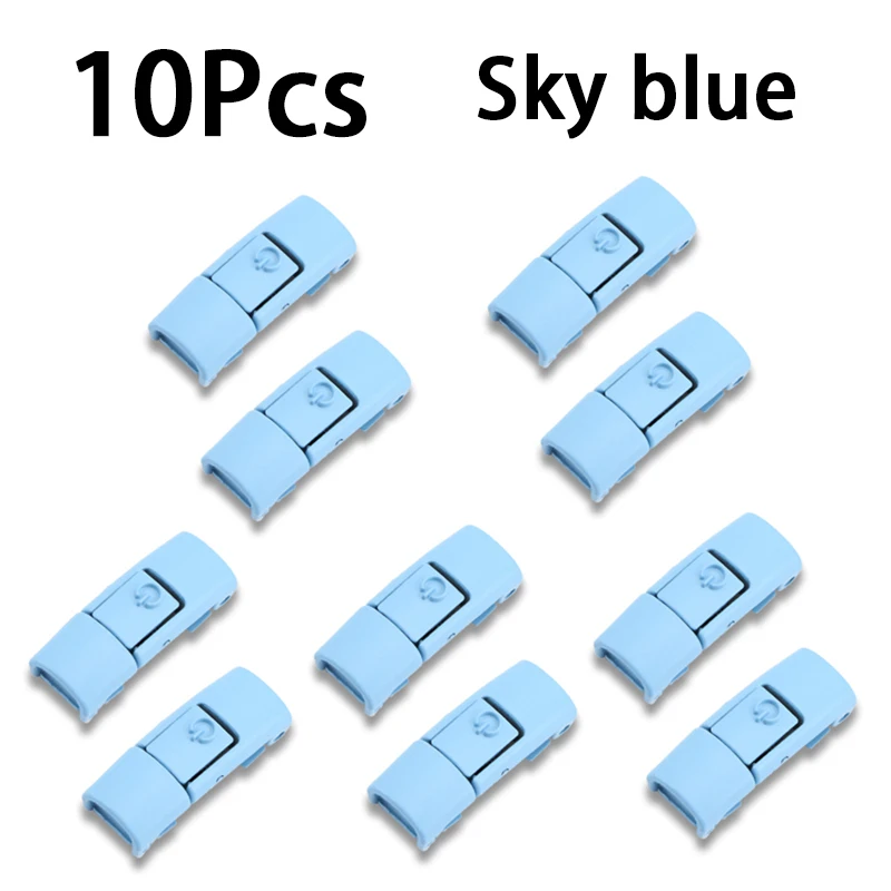10Pcs Colorful Metal Shoelace Clip Press Buckle Shoelaces Press Lock Shoes Accessories AF1 Sneakers Kits Metal Laces Buckle