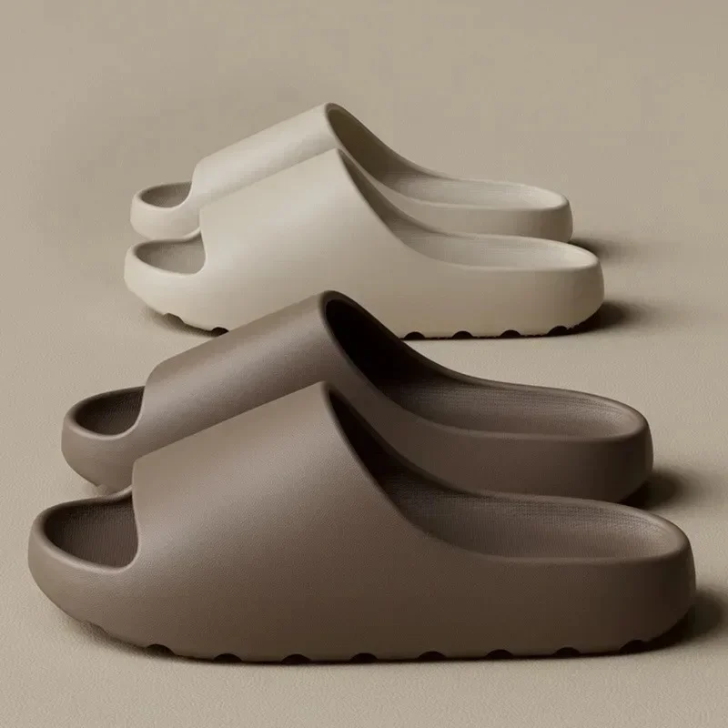 Coconut Slippers Cloud Thick-soled Sandals Summer Fashion Soft Bottom Beach Men Slippers Women's Sandals EVA Slides