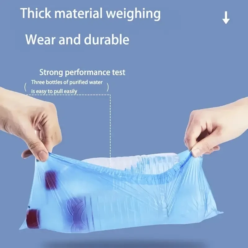 100/200/300PCS disposable waterproof shoe cover plastic non-slip foot cover indoor PE padded shoe cover