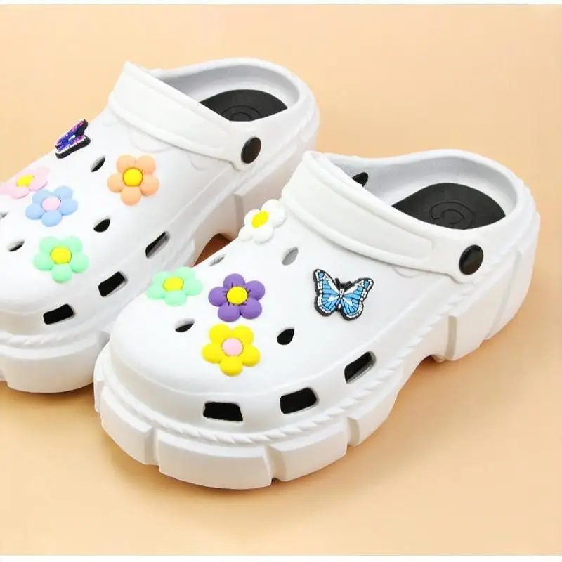 New Detachable Rivet Shoe Straps DIY Replacement Decor Accessories For Hole Shoes Beach Sandals Casual Slippers Fashion Decor
