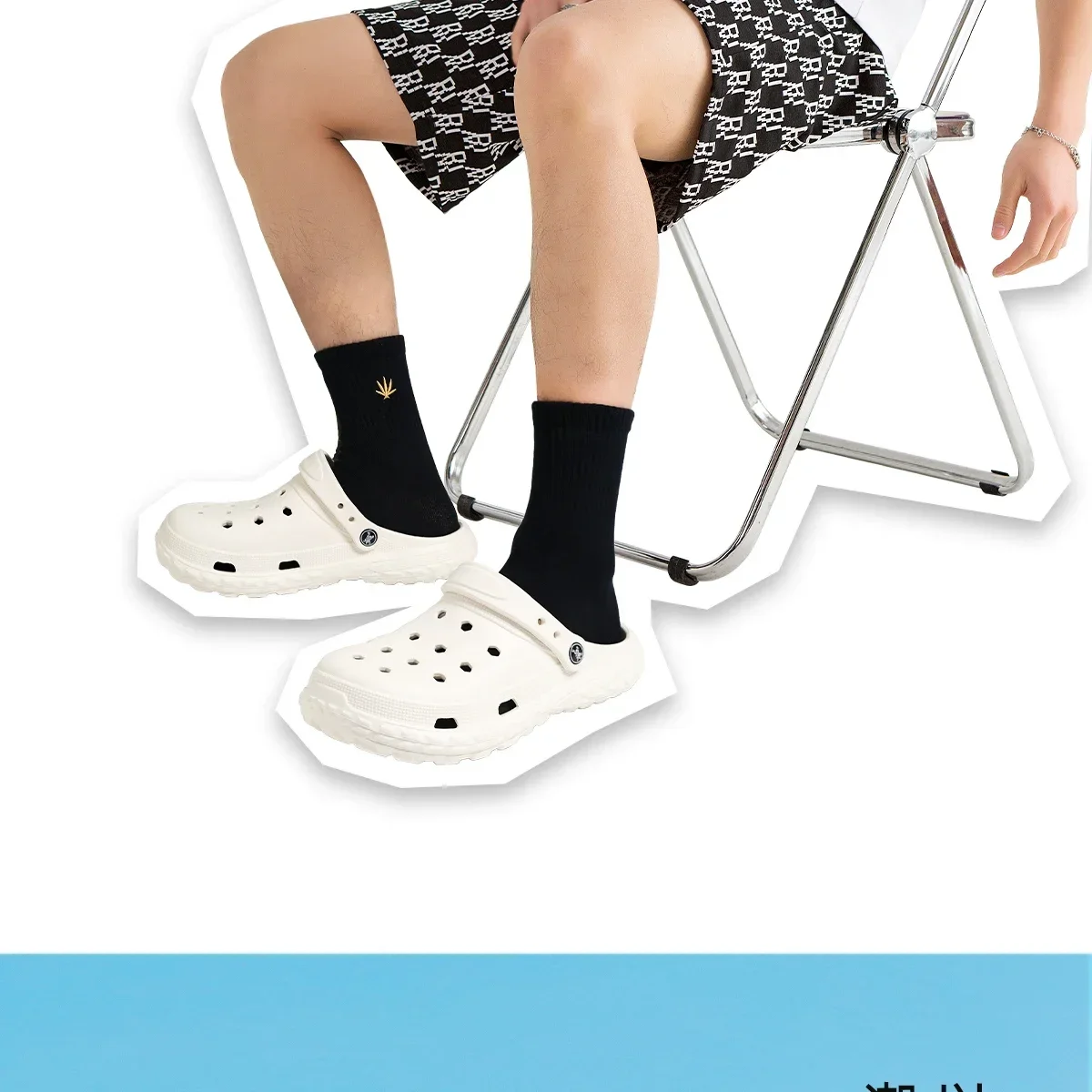 Cushioned Thick‑Sole Clogs|Unisex EVA Breathable Hole Shoes, Non‑Slip Slip‑On Sandals for Home Beach Camping