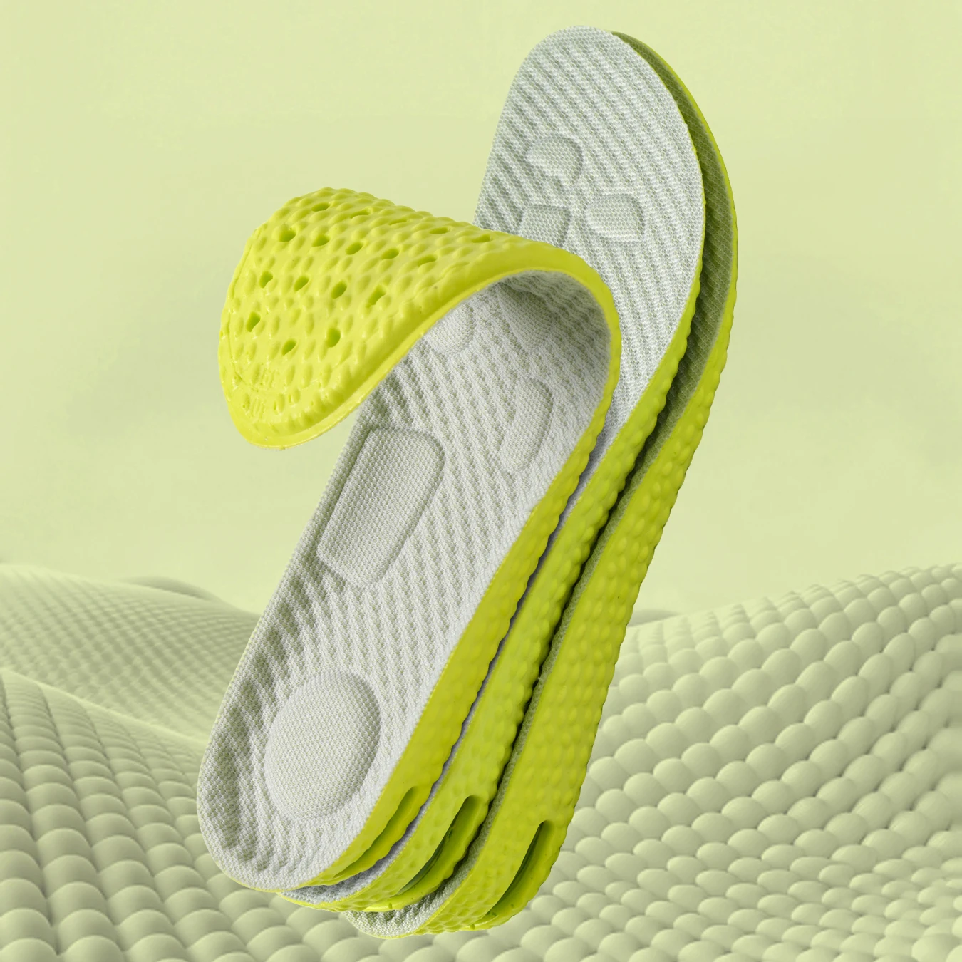 1Pair/3Pairs Height Increasing Insoles with Air Cushion Latex High Elasticity Comfortable Shoe Inserts for Comfort