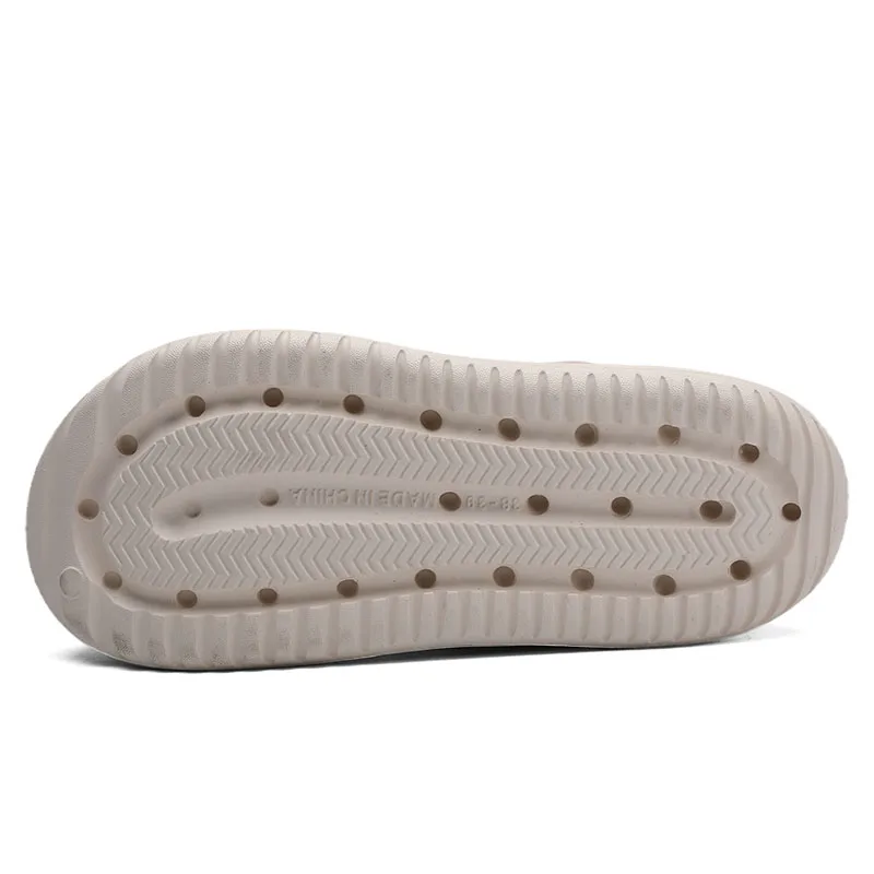 Men's Slippers EVA Hole Mens Mules Non-Slip Slippers thick Soft Platform Slide Fashion Comfortable Men's Sandals Summer Shoes