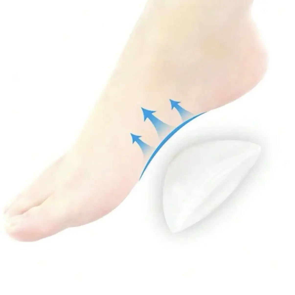 Orthotic Arch Foot Care Comfort Pain Silicone Orthopedic Insoles for Shoes Women Flat Feet Arch Support Self-Adhesive Foot Pads