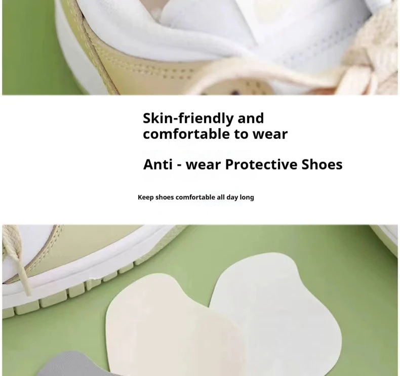 Heel Repair Patches Anti-Wear Heels Protectors Self-Adhesive Heels Pads Suitable for a Variety of Shoes 6Pcs/18Pcs