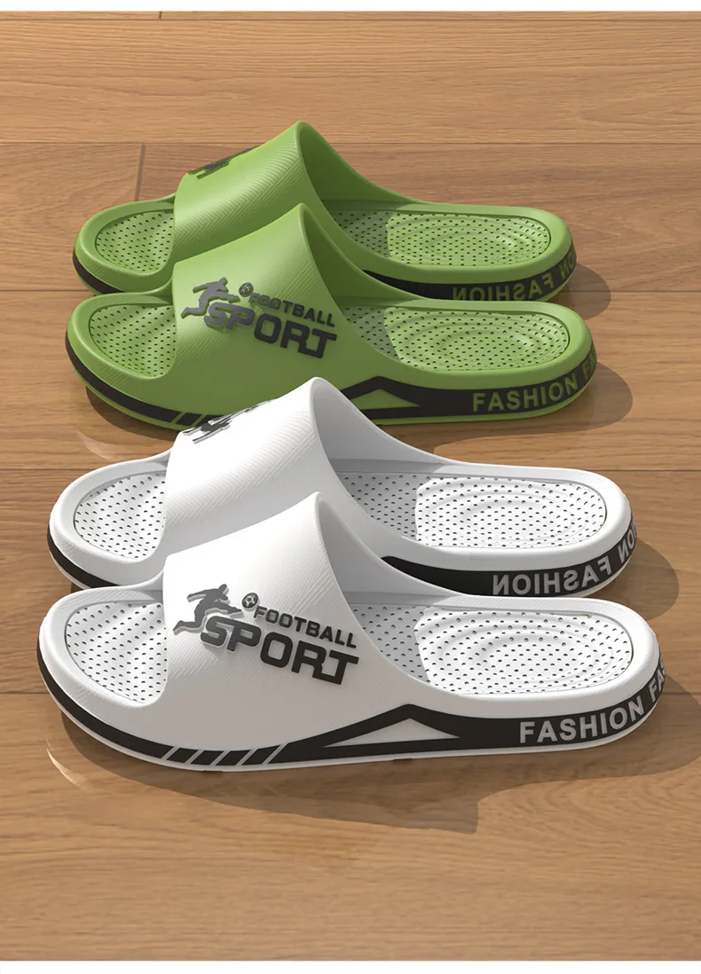 Fashion Men's Sandals Summer EVA Comfortable Anti-Slip Soft Soles House Slippers for Indoor Outdoor Wear Breathable Shower Slide