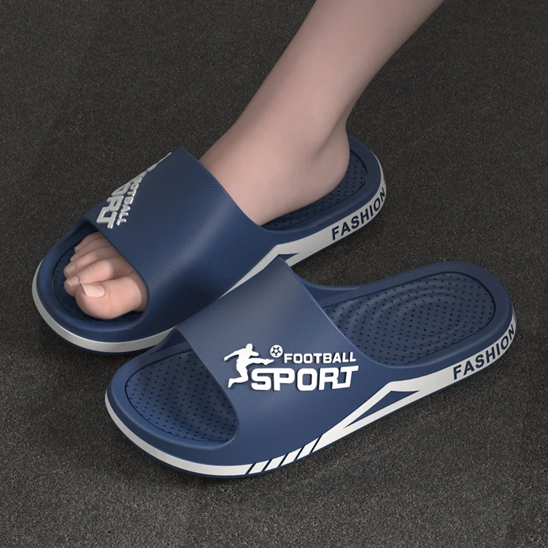 Fashion Men's Sandals Summer EVA Comfortable Anti-Slip Soft Soles House Slippers for Indoor Outdoor Wear Breathable Shower Slide