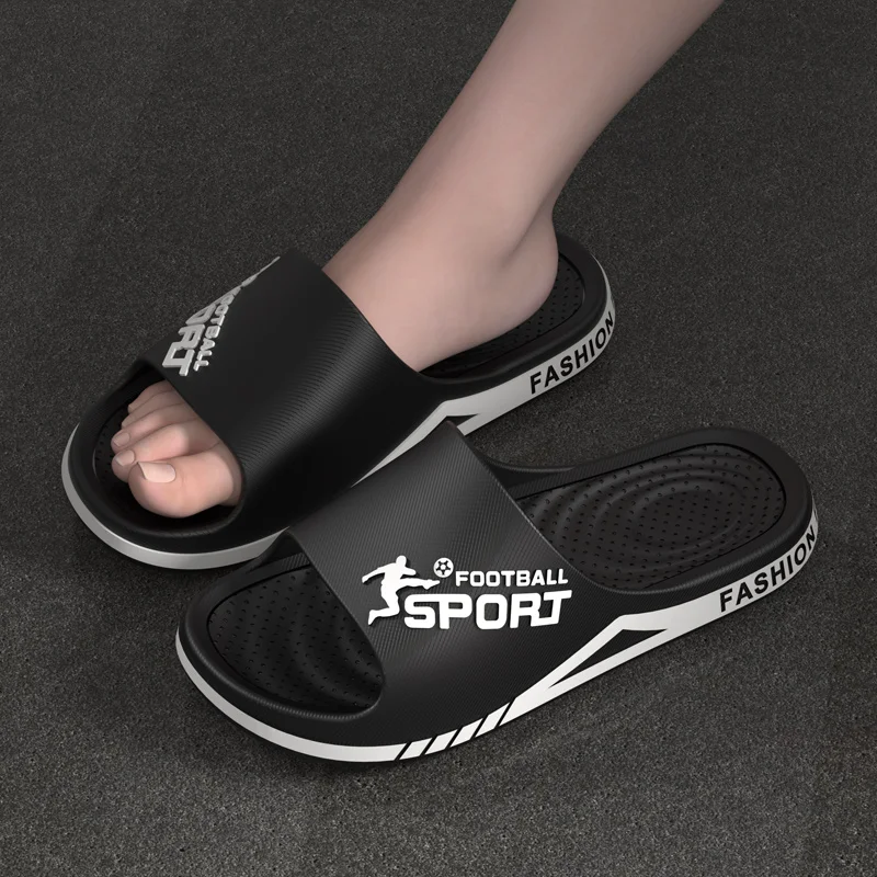 Fashion Men's Sandals Summer EVA Comfortable Anti-Slip Soft Soles House Slippers for Indoor Outdoor Wear Breathable Shower Slide