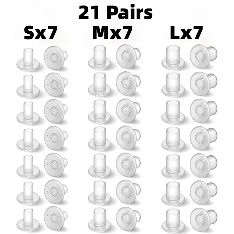 21 Pairs Grass High Heel Protectors, Clear Heel Stoppers for Walking on Grass and Uneven Floor,Sinking into Grass (S/M/L)