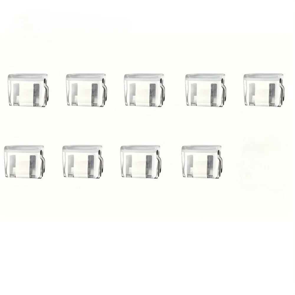 Random Color Invisible Hem Shortening Clips, Anti-Slip Pants Leg Fixing Grips Seamless Hems Buttons Non Slide Shoe