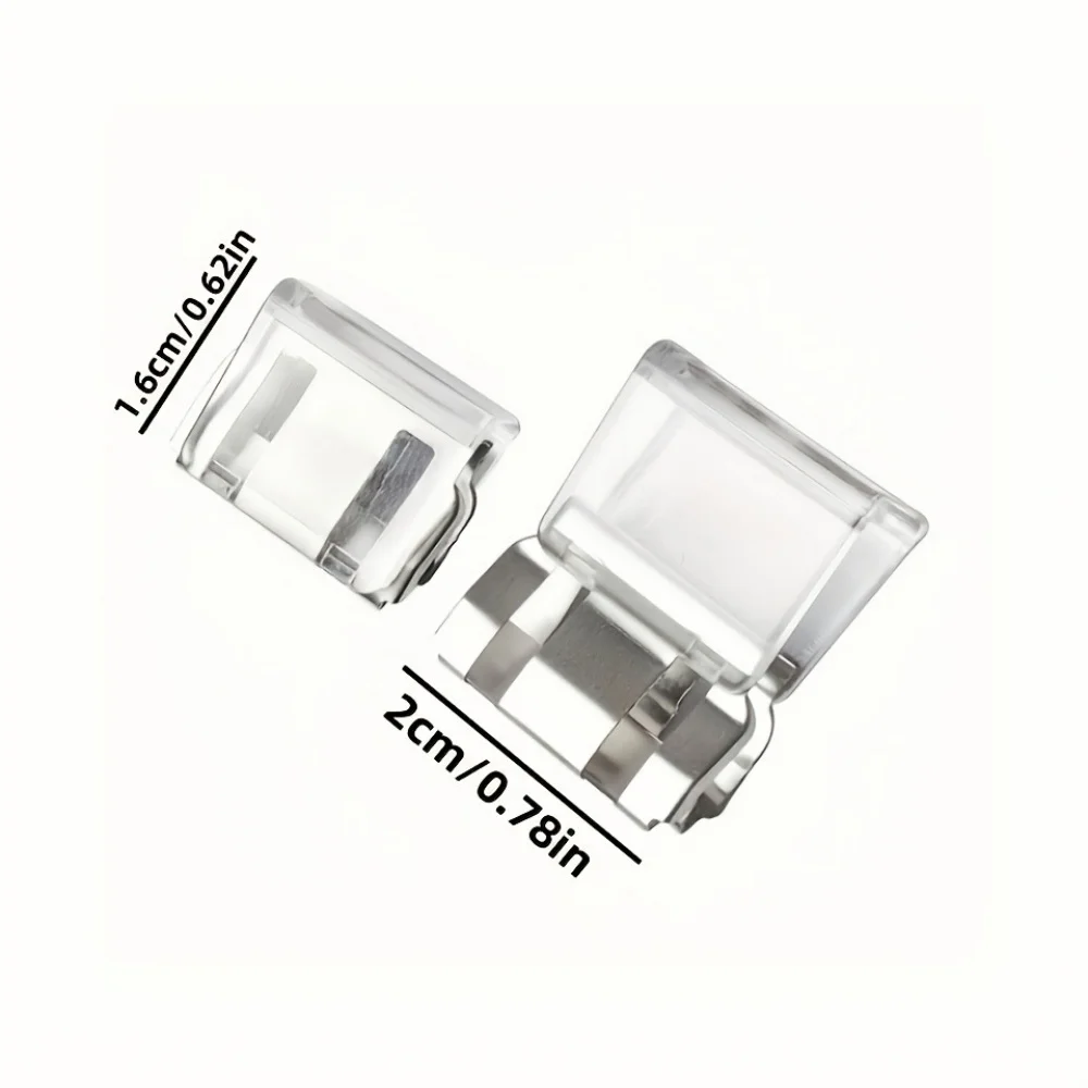 Random Color Invisible Hem Shortening Clips, Anti-Slip Pants Leg Fixing Grips Seamless Hems Buttons Non Slide Shoe
